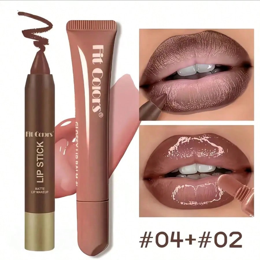 2-In-1 Lip Makeup Combo Set