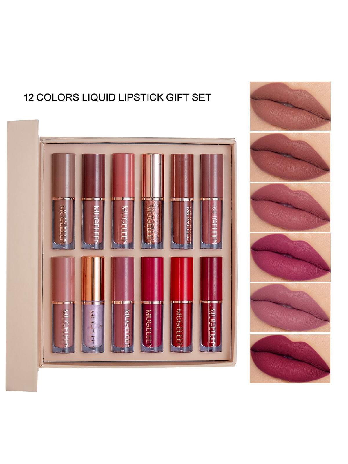 Lip Gloss Set, Moisturizing Matte