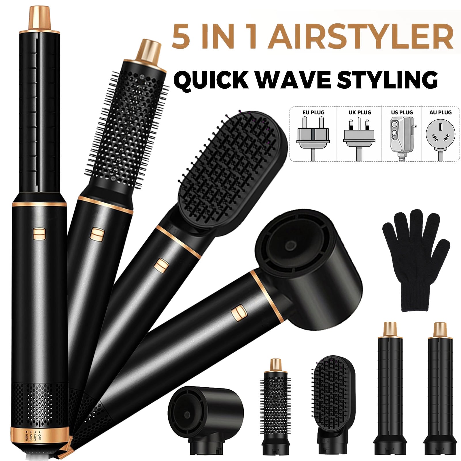5-In-1 Professional Styling Brush Set